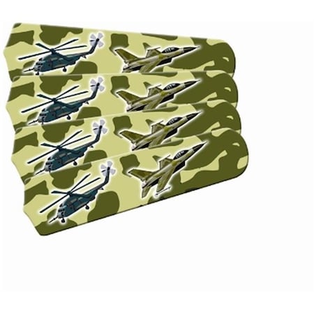 Ceiling Fan Designers Ceiling Fan Designers 42SET-IMA-AMAF Freedom Camo Military 42 In. Ceiling Fan Blades Only 42SET-IMA-AMAF